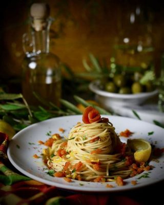  Spaghetti alla Bottarga en lekfull explosion av sält och citrus i Quirico, Italien!